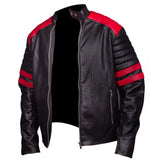 FIGHT CLUB BRAD PITT CELEBRITY LEATHER JACKET